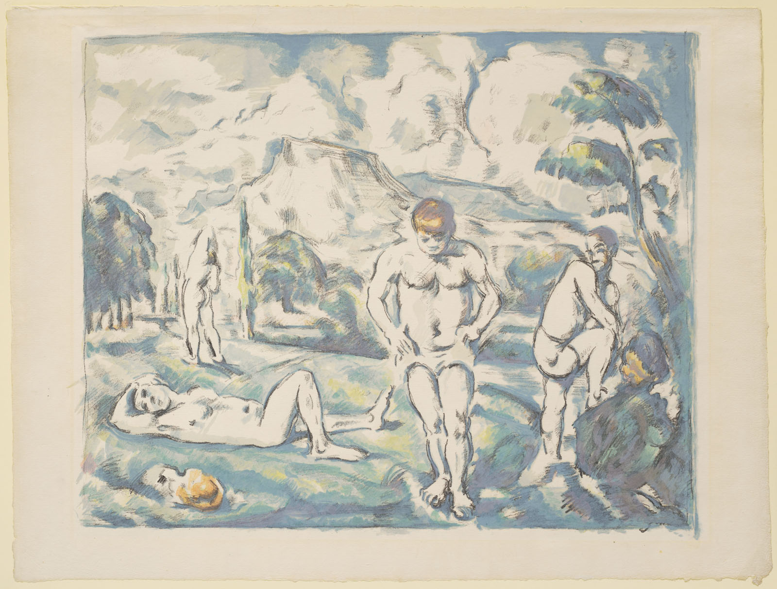 The Bathers: Large Plate, 1898